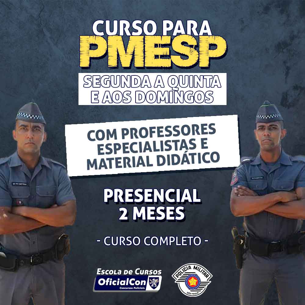 Melhor escola inscrição cursinho concurso prova vagas formação soldado policial militar civil federal estudar
